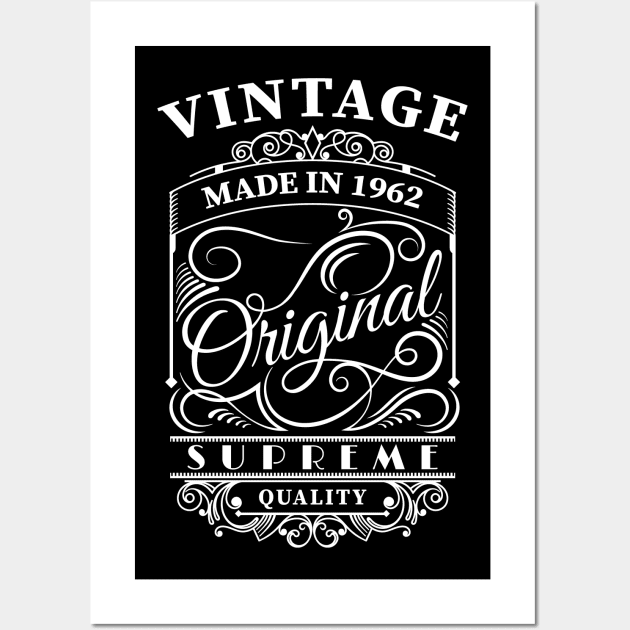 Vintage made in 1962 Wall Art by captainmood